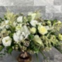 Calla Bronz Vazoda Beyaz Aranjman