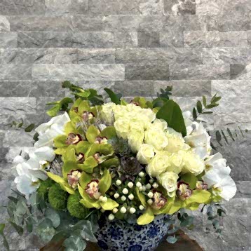 Bleu Blanc Vazoda Deluxe Aranjman