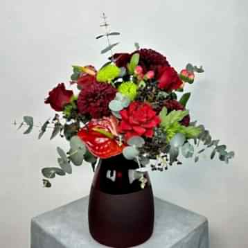 Deep Red Bordo Vazoda Aranjman