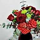 Deep Red Bordo Vazoda Aranjman