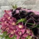 Cam Vazo Simbidyum ve Gala Aranjmanı