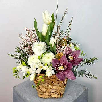 Hera Sepette Beyaz Pembe Mini