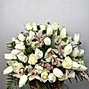 Hera Deluxe Sepette Beyaz Aranjman