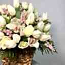 Hera Deluxe Sepette Beyaz Aranjman