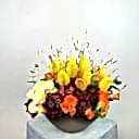 Kahve Vazoda Sonbahar Aranjman