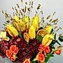 Kahve Vazoda Sonbahar Aranjman