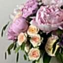 Pluffy Şakayık Kutu Aranjman