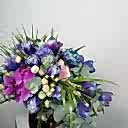 Gold Vazoda Kozmik Lale Fuşya Phalaenopsis