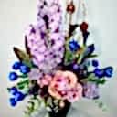 Ione Deluxe Lila Gül Kozmik Lale Aranjman