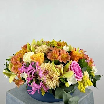 Yatay Rengarenk Bahar Aranjman