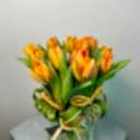 Cam Vazoda Turuncu Laleler