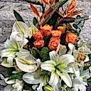 Nerola Turuncu Beyaz Deluxe Aranjman