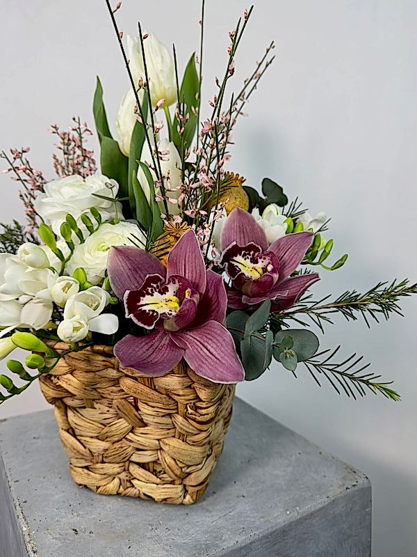 Hera Sepette Beyaz Pembe Mini