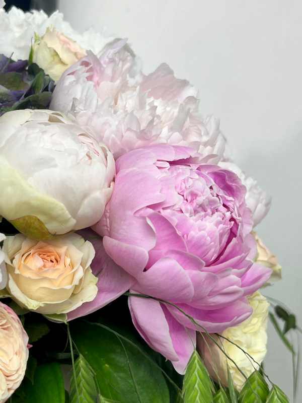 Pluffy Şakayık Kutu Aranjman