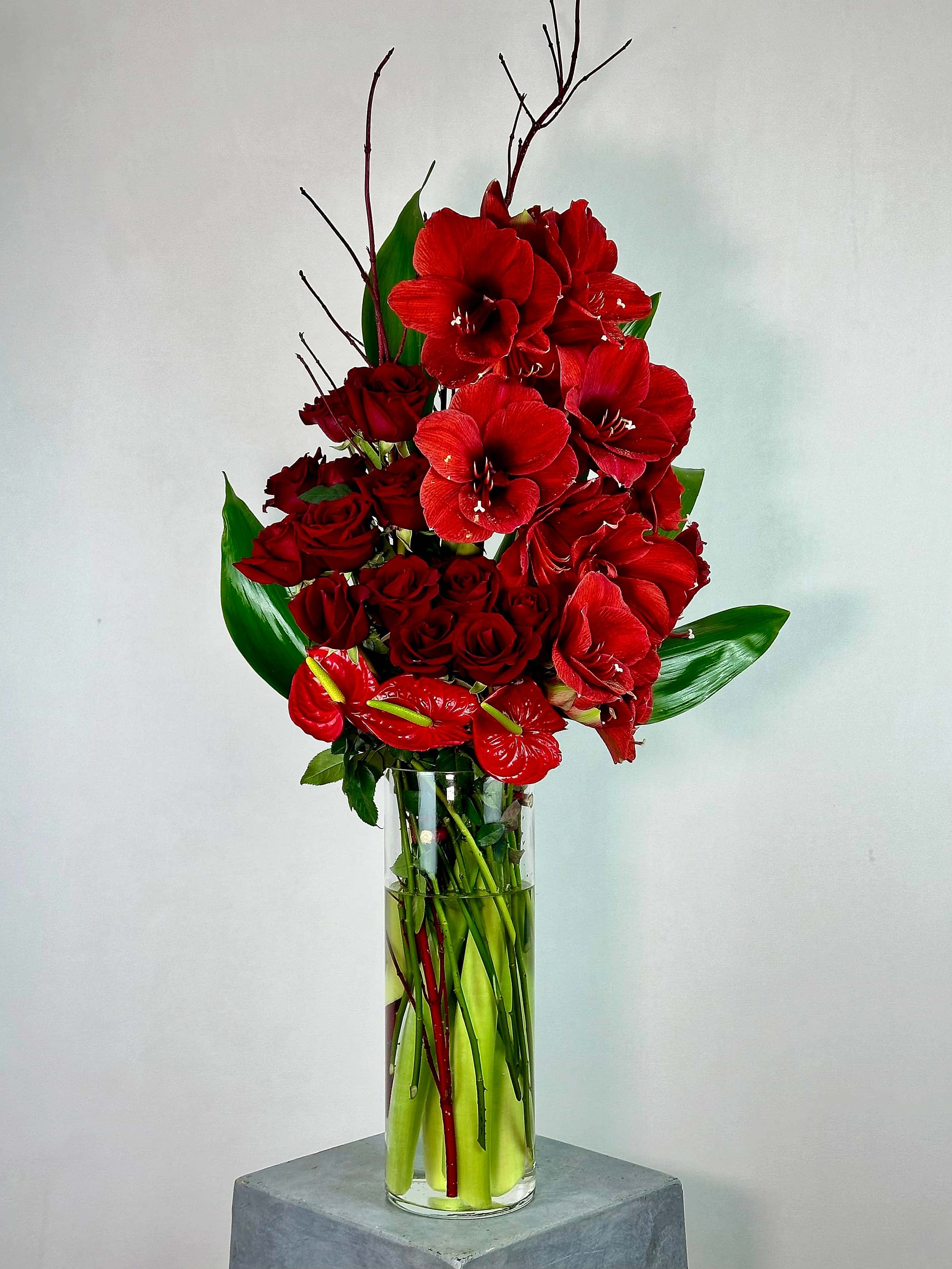 Roux Cam Vazo Aranjman