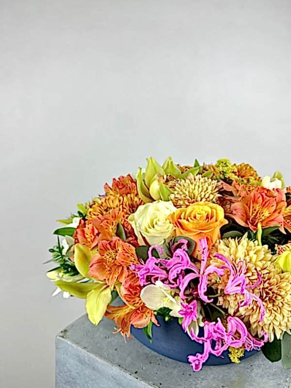 Yatay Rengarenk Bahar Aranjman