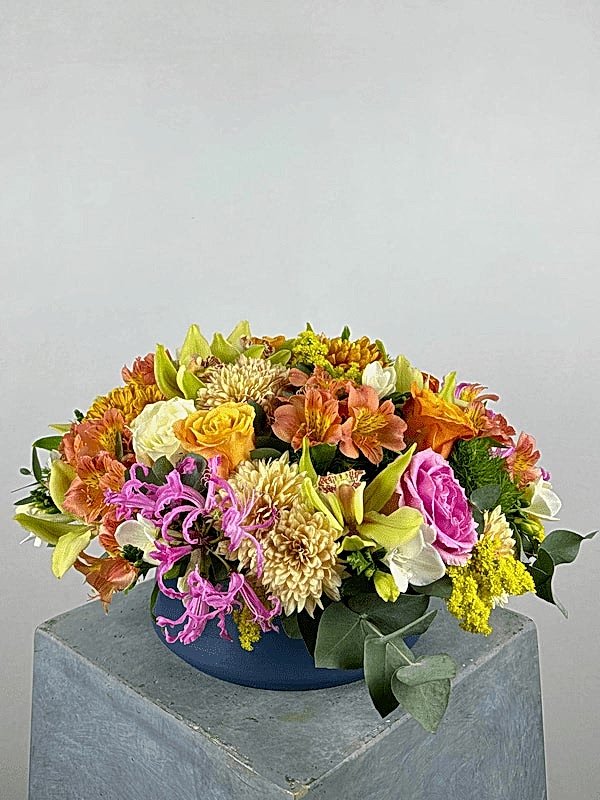 Yatay Rengarenk Bahar Aranjman